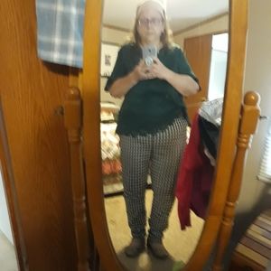 FOREVER 21+ High Rise Gingham Pants